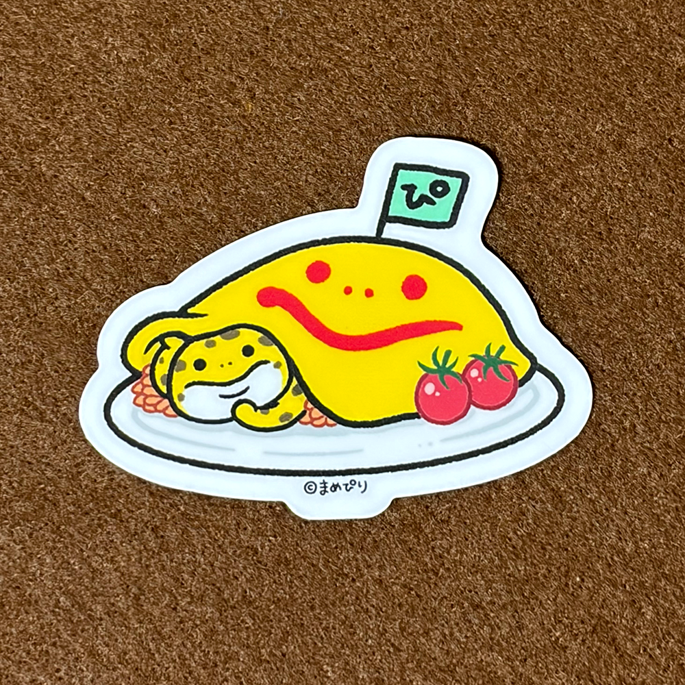 防水ステッカー おむらいす