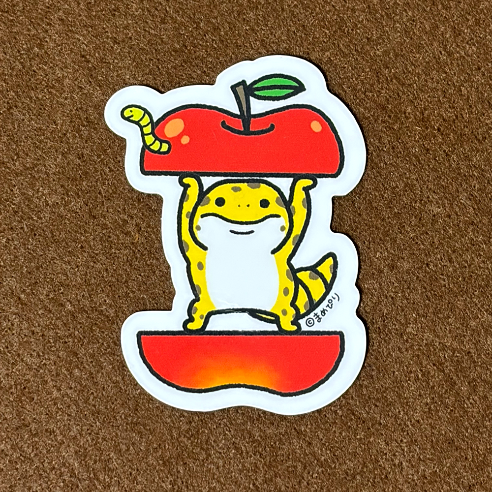 防水ステッカー りんご
